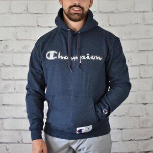 Champion Heavyweight Script Spellout Hoodie Sweatshirt